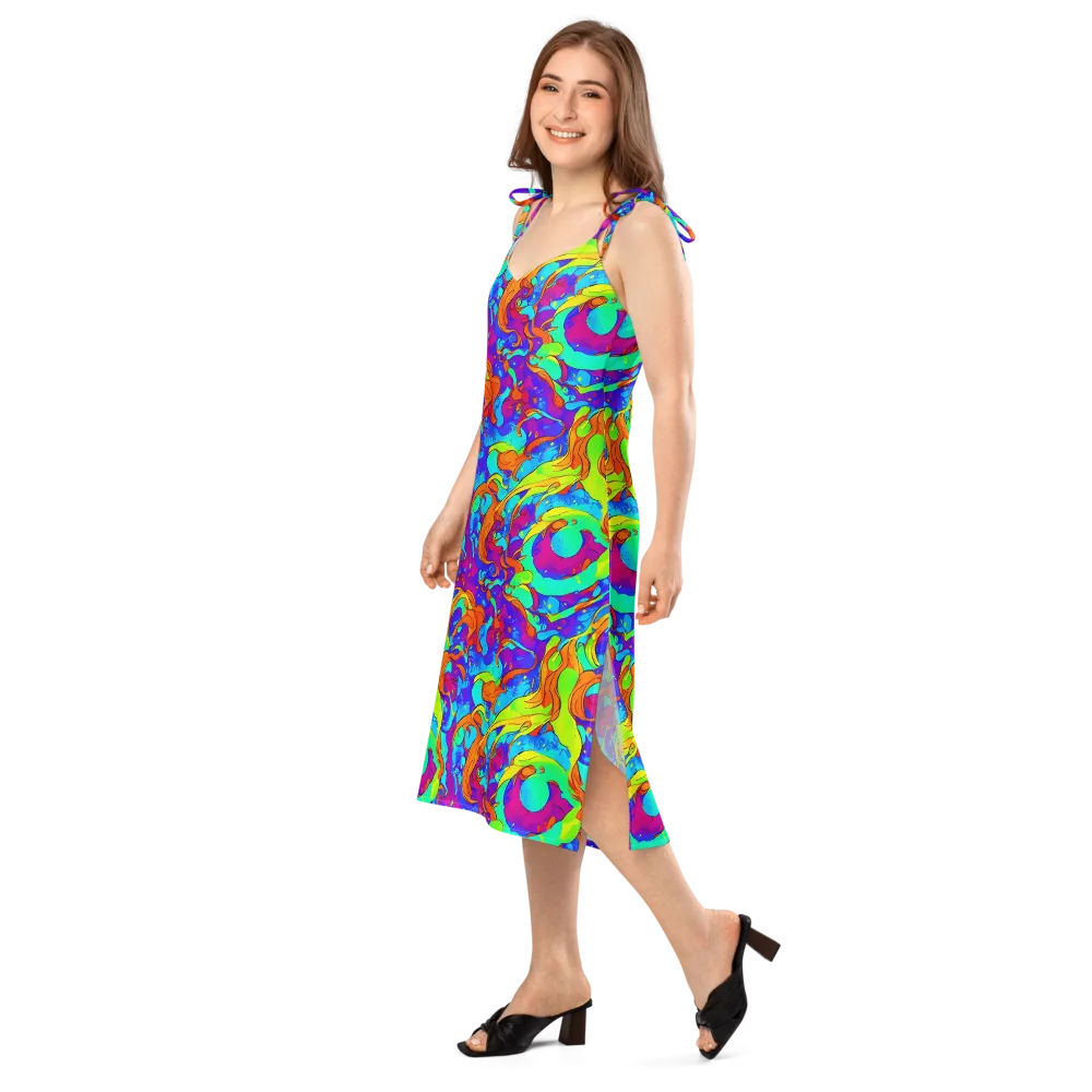 Roset Rapture on Slip Dress — Left Front