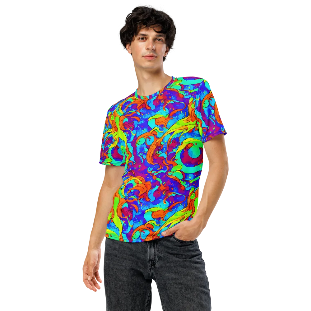 Roset Rapture on Men's Crew Neck T-Shirt — Front