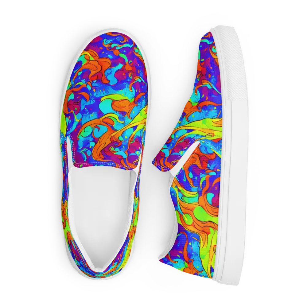 Roset Rapture on Men's Slip-On Canvas Shoes — Front