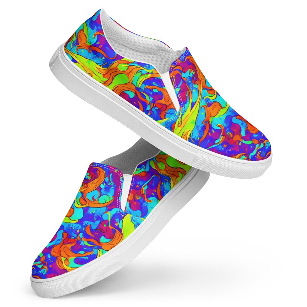 Roset Rapture on Women's Slip-On Canvas Shoes — Front
