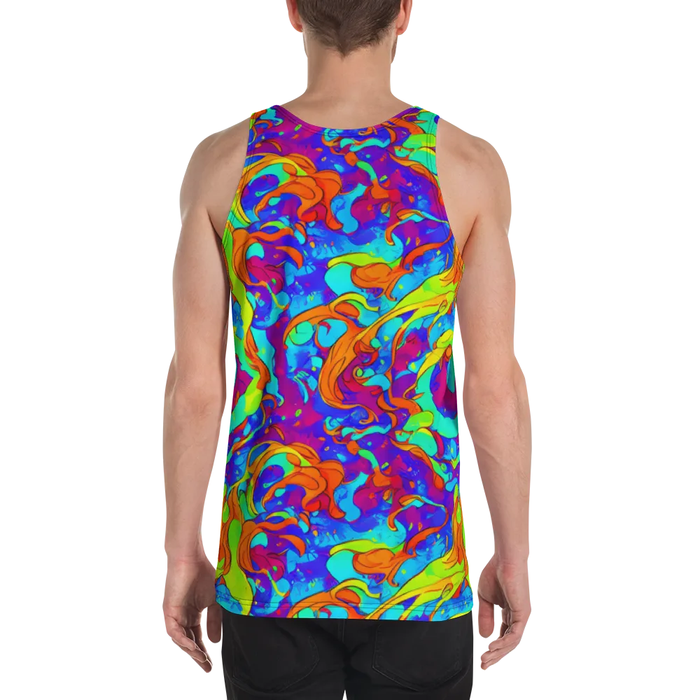 Roset Rapture on Men's Tank Top — Back