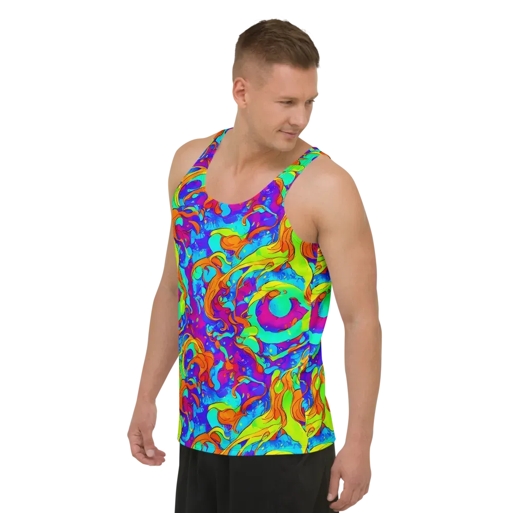 Roset Rapture on Men's Tank Top — Left Front