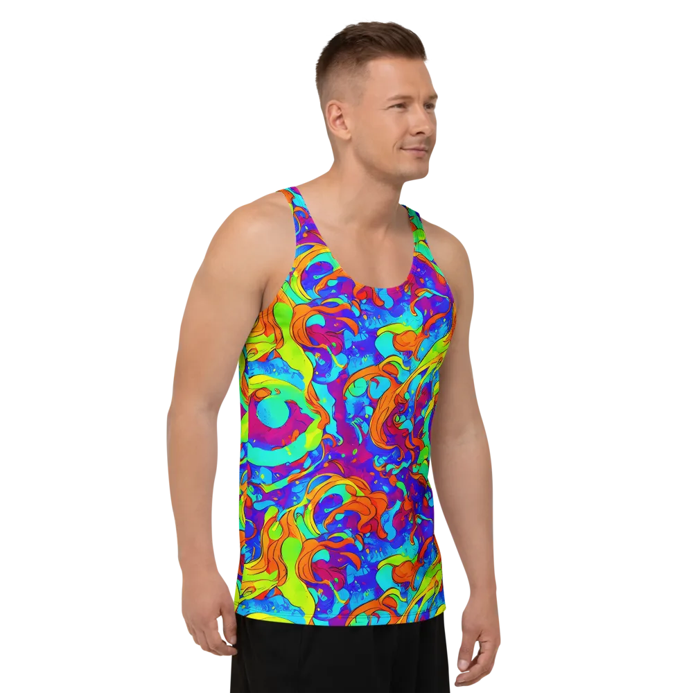 Roset Rapture on Men's Tank Top — Right Front
