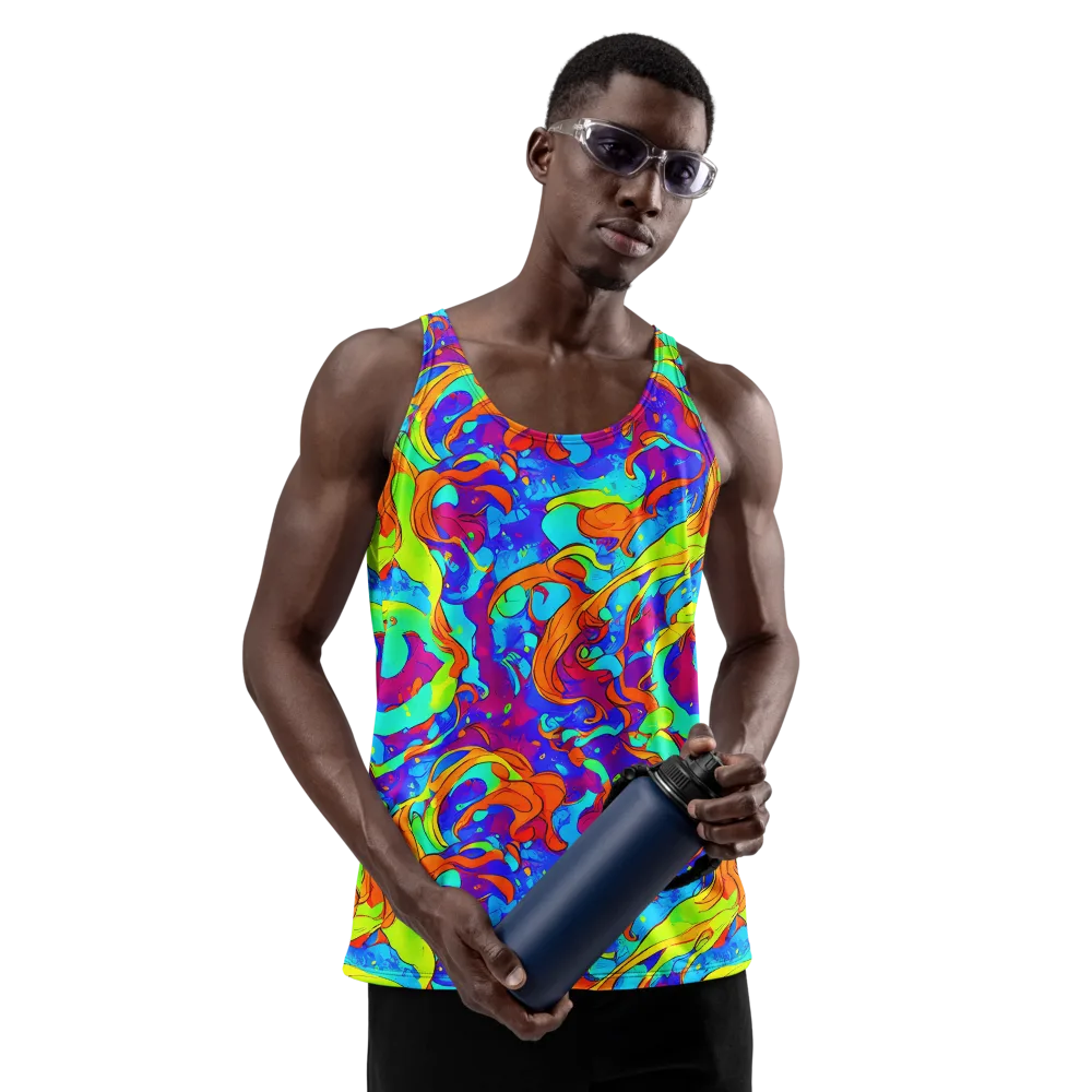 Roset Rapture on Men's Tank Top — Front