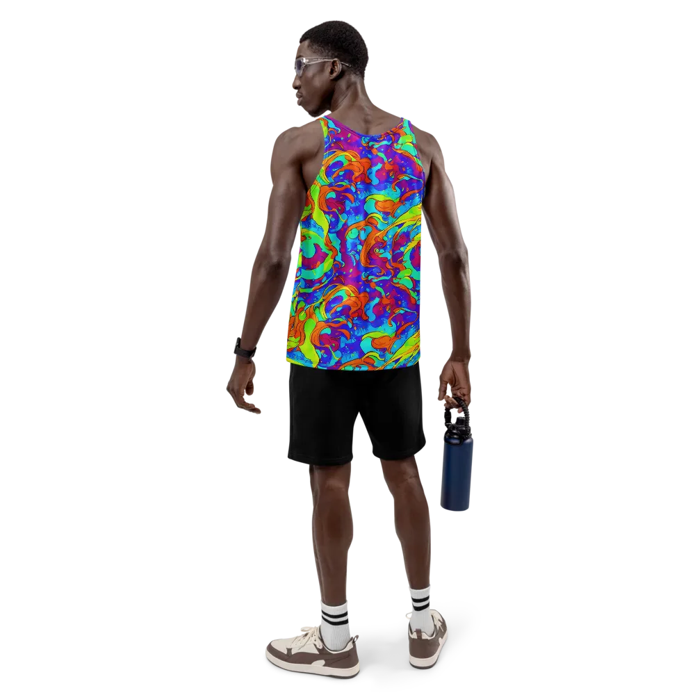 Roset Rapture on Men's Tank Top — Back