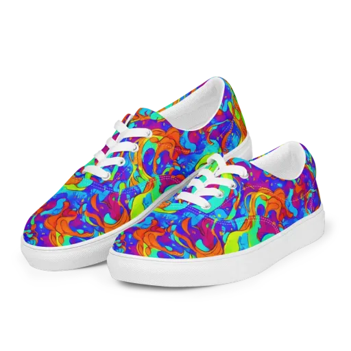 Roset Rapture on a Men's Lace-Up Canvas Shoes