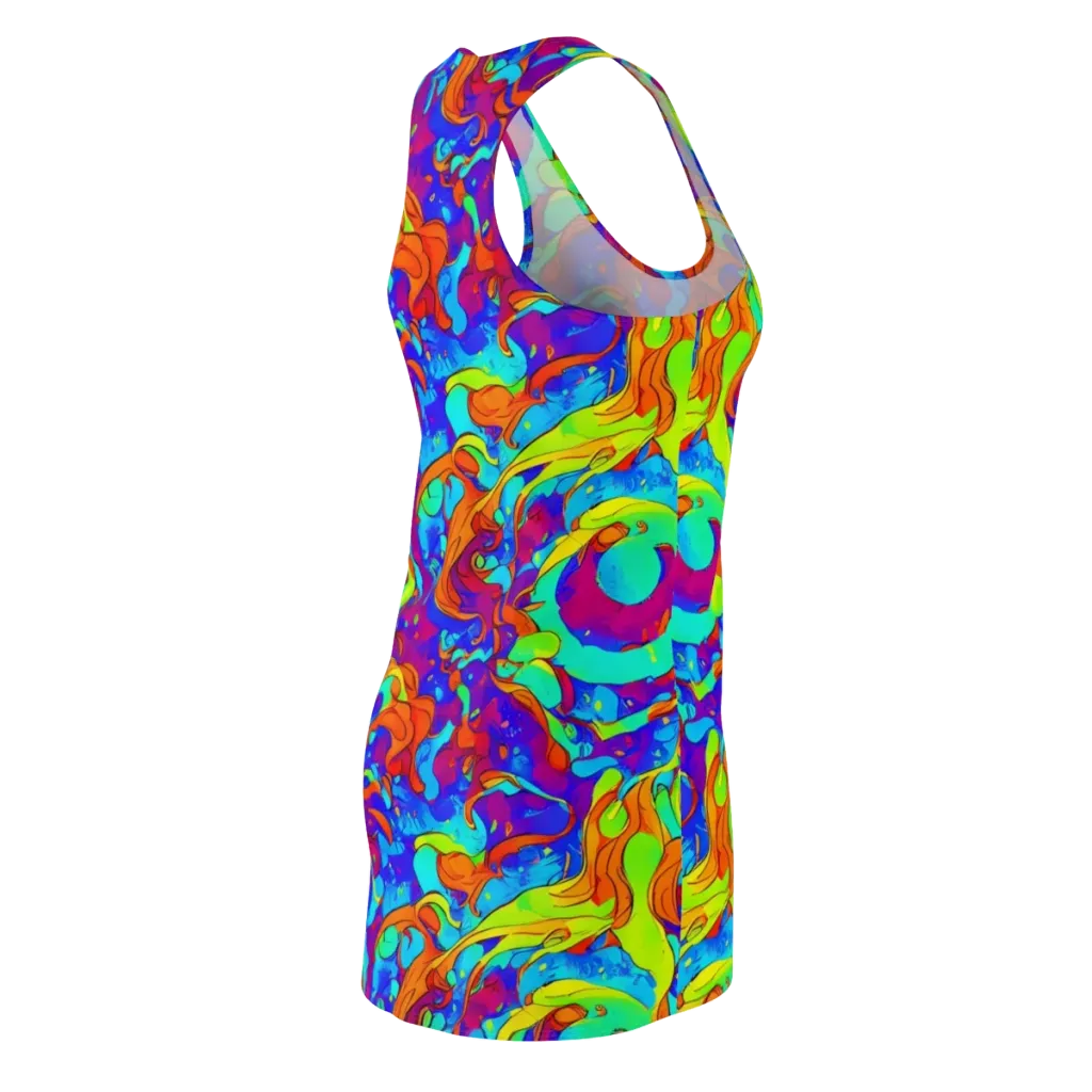 Roset Rapture on Racerback Dress — Back Side