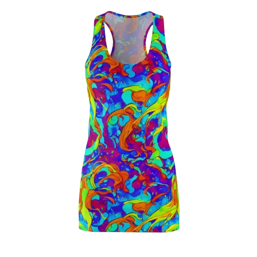 Roset Rapture on a Racerback Dress