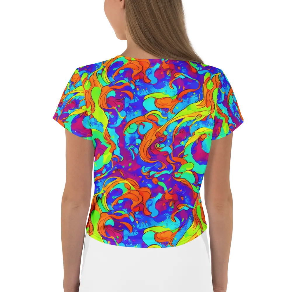 Roset Rapture on Crop Tee — Back