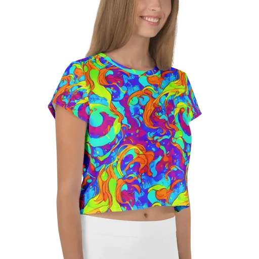 Roset Rapture on a Crop Tee
