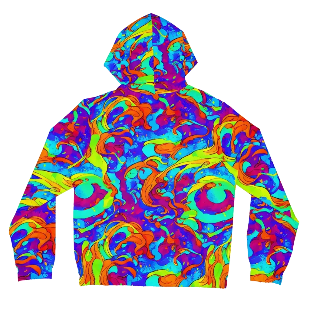 Roset Rapture on Women's Full-Zip Hoodie — Back