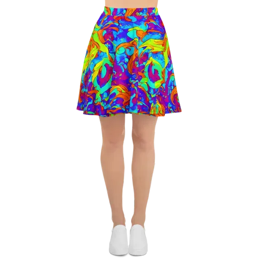 Roset Rapture on a Skater Skirt