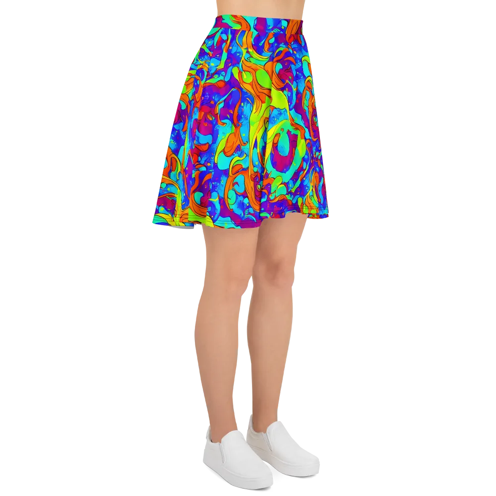 Roset Rapture on Skater Skirt — Right