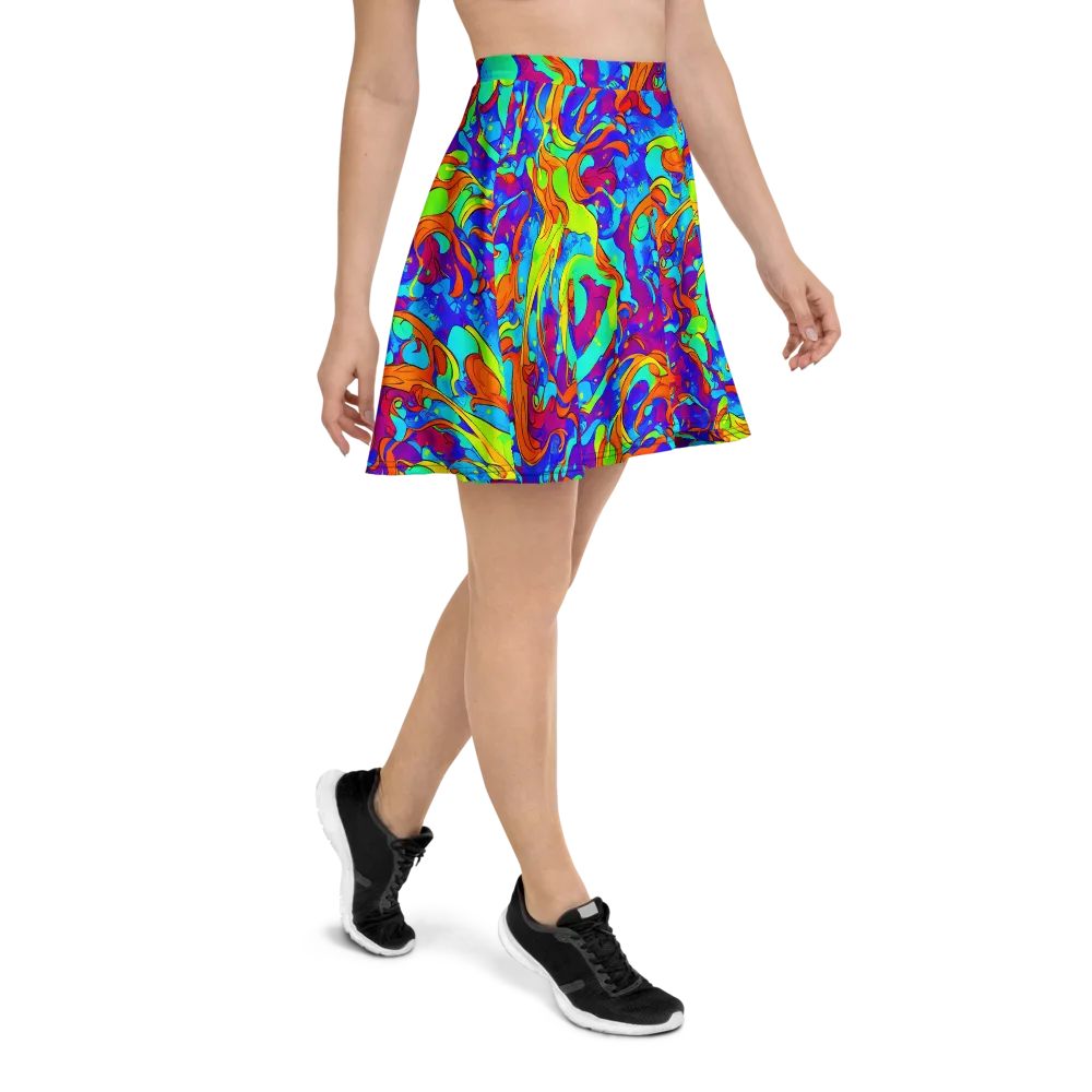 Roset Rapture on Skater Skirt — Right