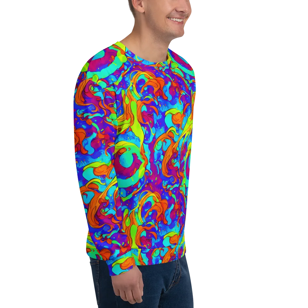 Roset Rapture on Sweatshirt — Right Front