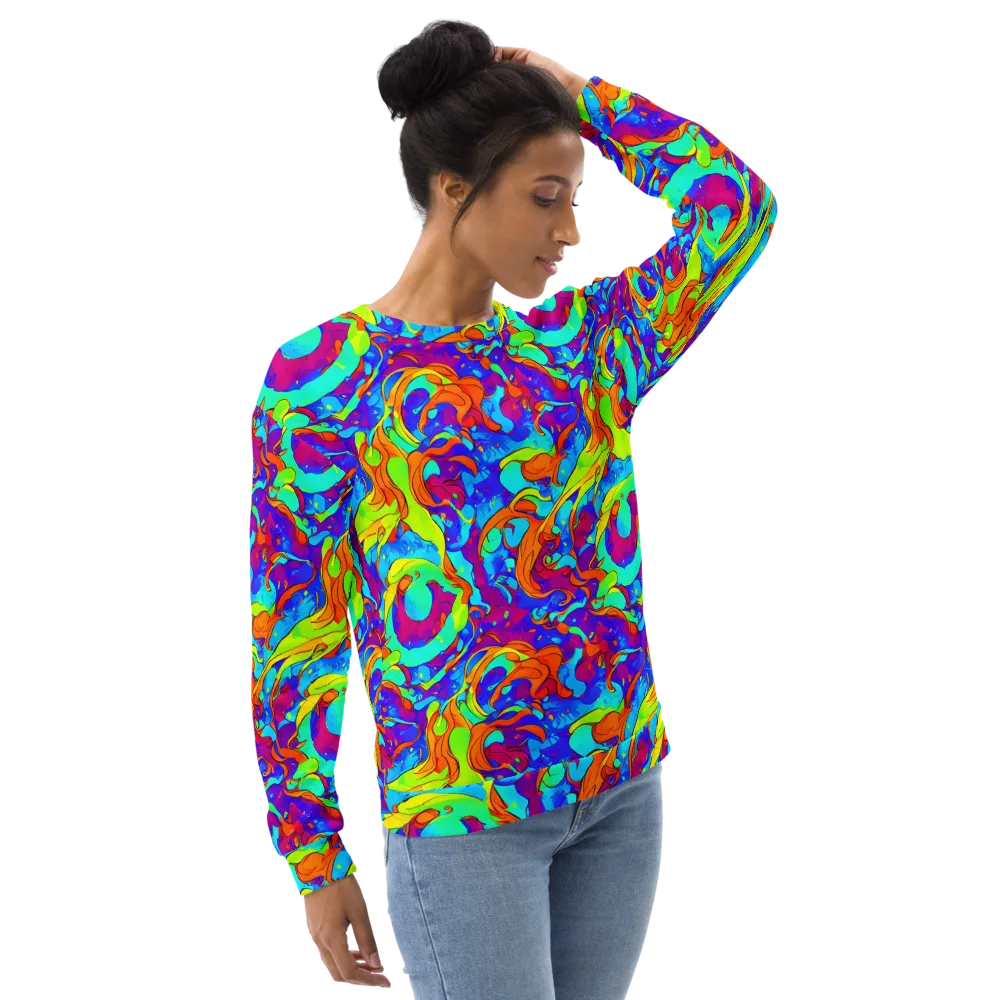 Roset Rapture on Sweatshirt — Right Front