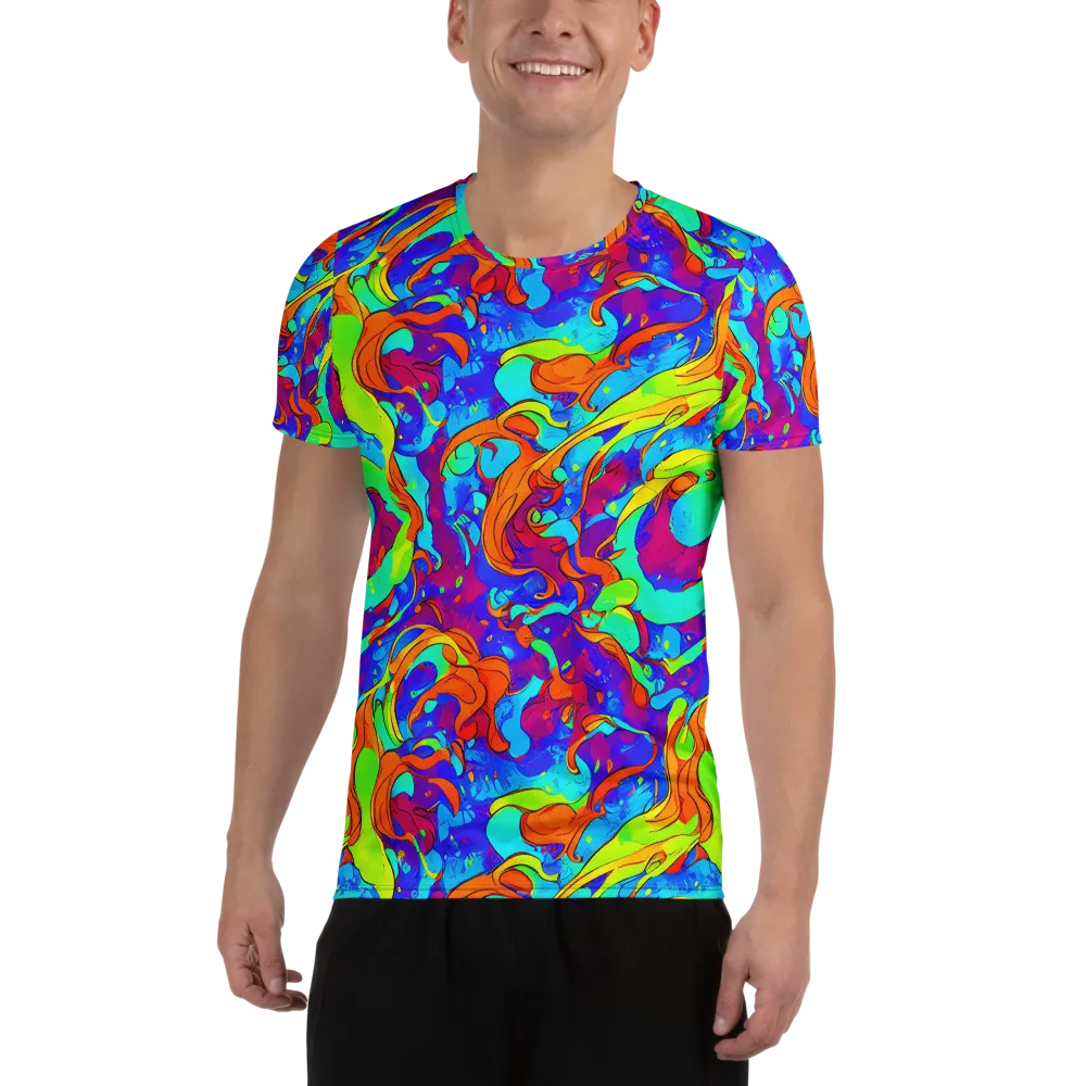 Roset Rapture on Men's Athletic T-Shirt — Front