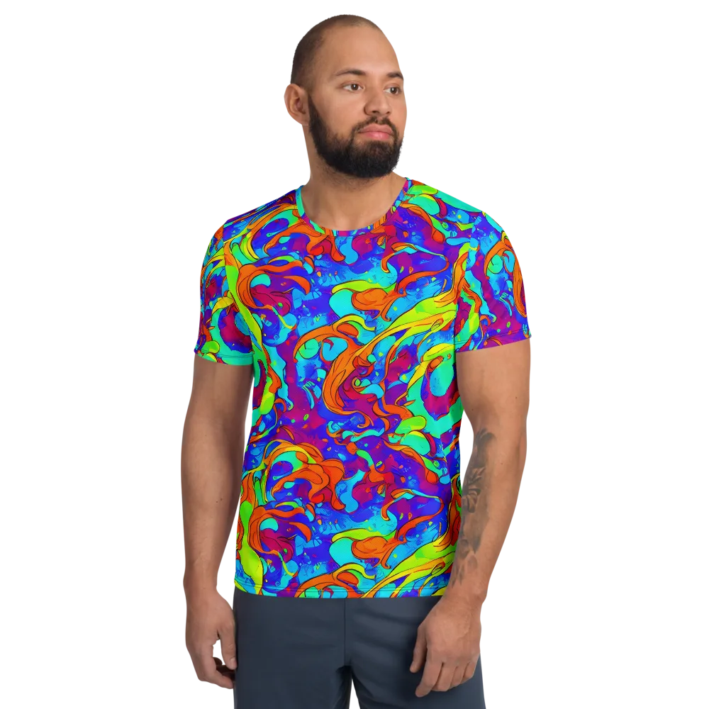 Roset Rapture on Men's Athletic T-Shirt — Front
