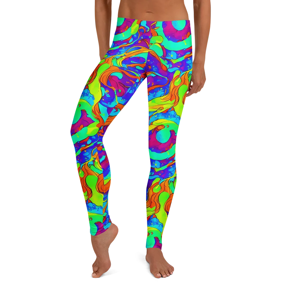 Roset Rapture on Leggings — Front