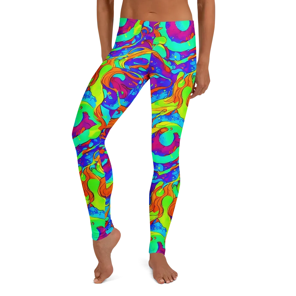 Roset Rapture on Leggings — Front