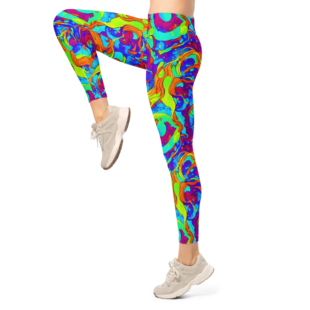 Roset Rapture on Leggings — Left
