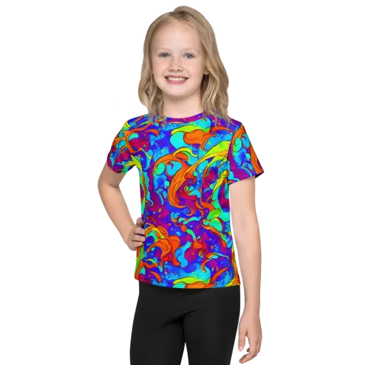 Roset Rapture on a Kids Crew Neck T-Shirt
