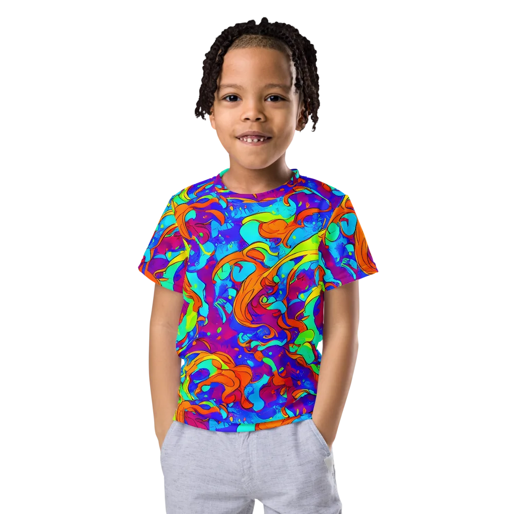 Roset Rapture on Kids Crew Neck T-Shirt — Front