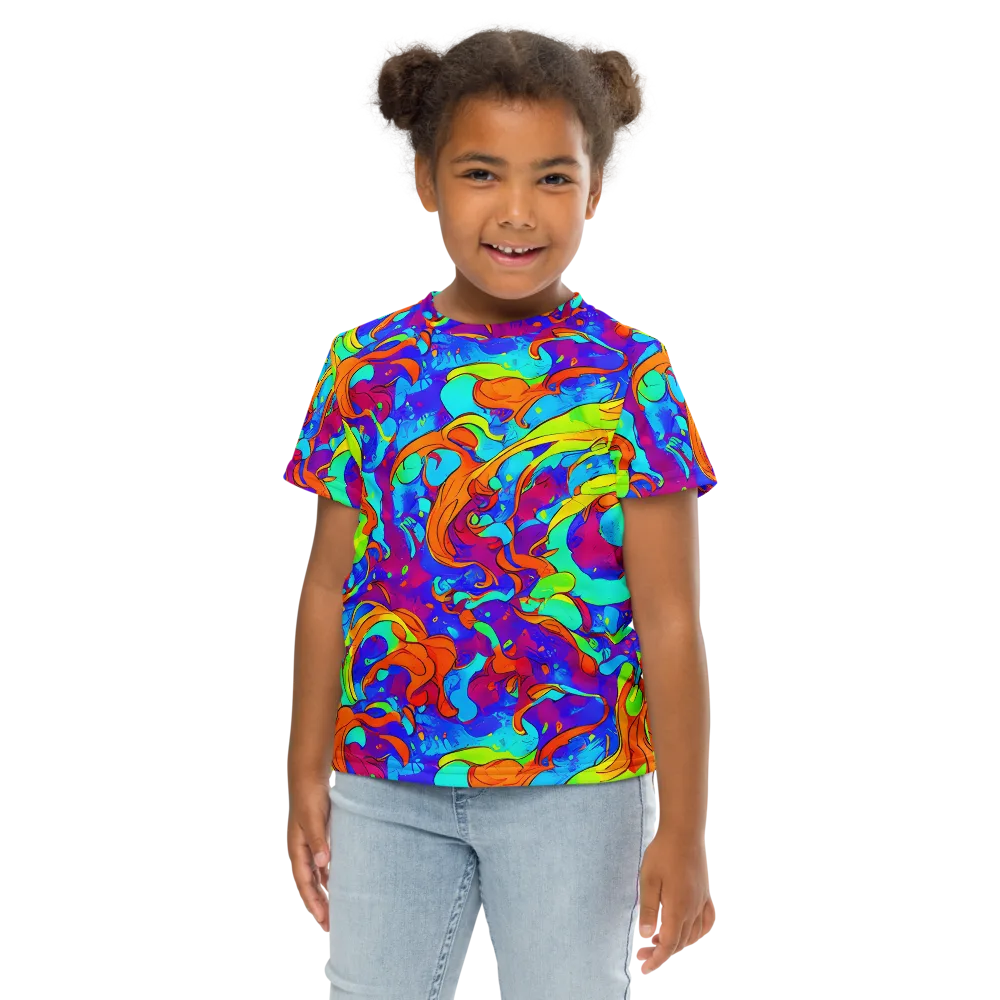 Roset Rapture on Kids Crew Neck T-Shirt — Front
