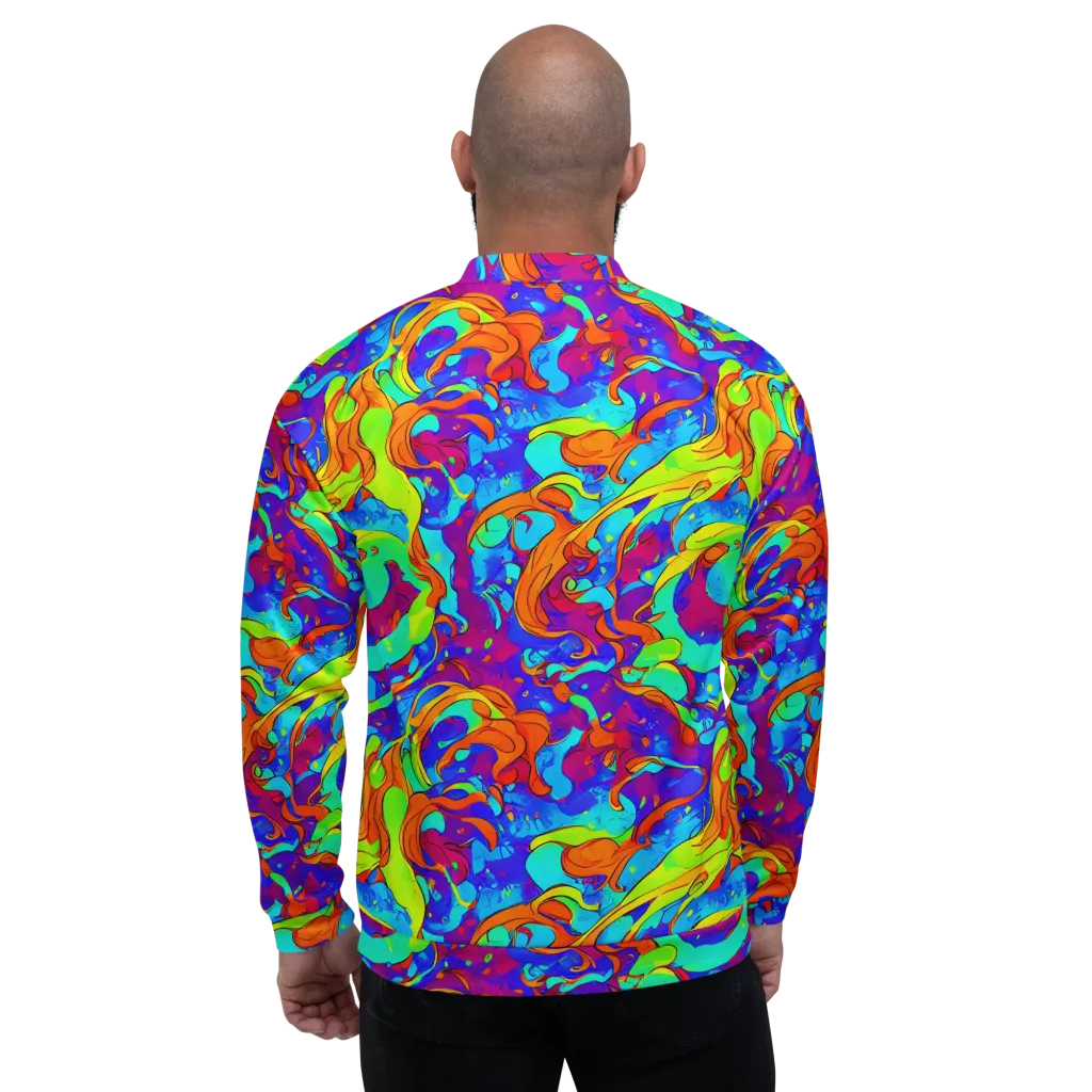 Roset Rapture on Bomber Jacket — Back