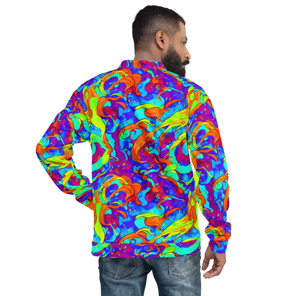 Roset Rapture on Bomber Jacket — Back