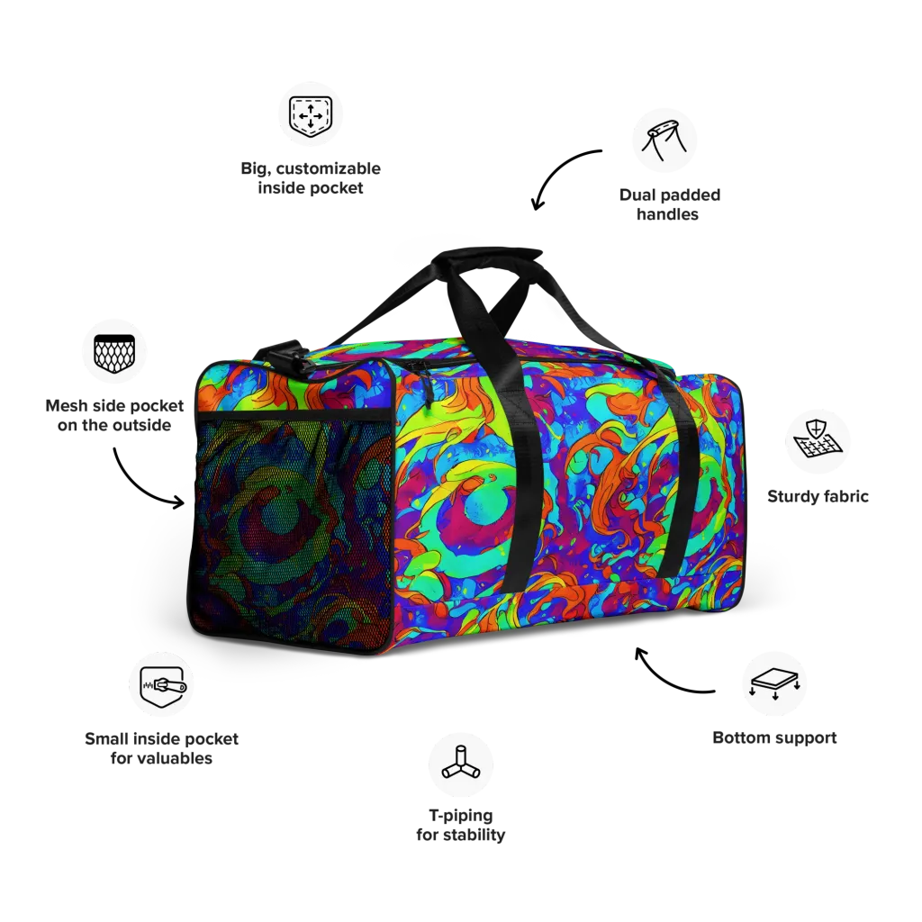 Roset Rapture on Duffle Bag — Right Front