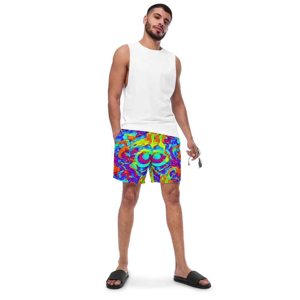 Roset Rapture on Swim Trunks — Front