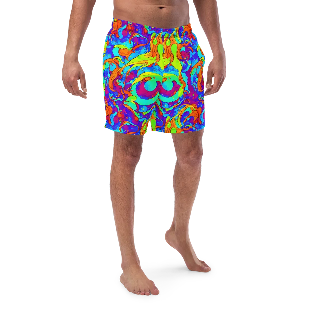 Roset Rapture on Swim Trunks — Front