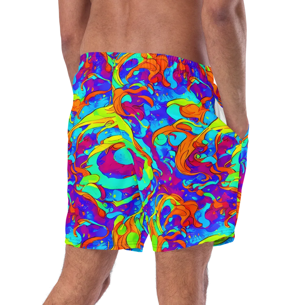 Roset Rapture on Swim Trunks — Right Back