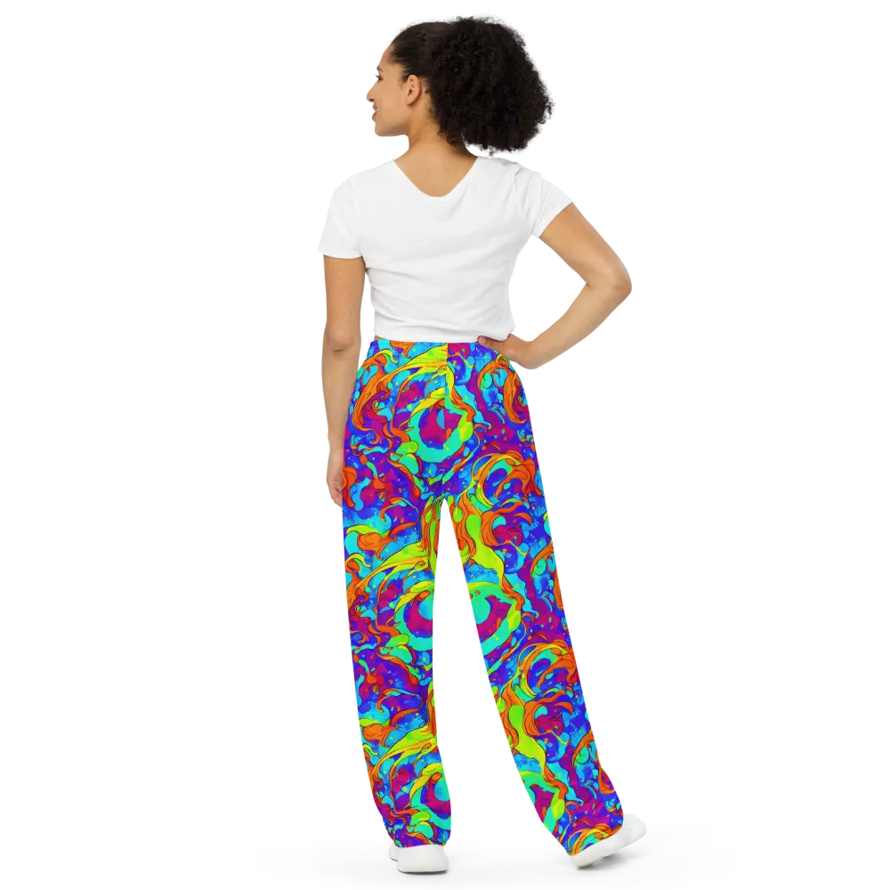 Roset Rapture on Wide-Leg Pants — Back