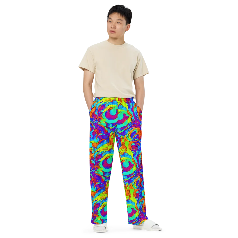 Roset Rapture on Wide-Leg Pants — Front