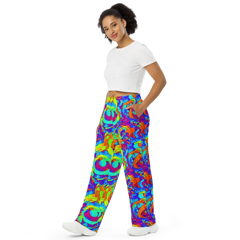 Roset Rapture on Wide-Leg Pants — Left Front