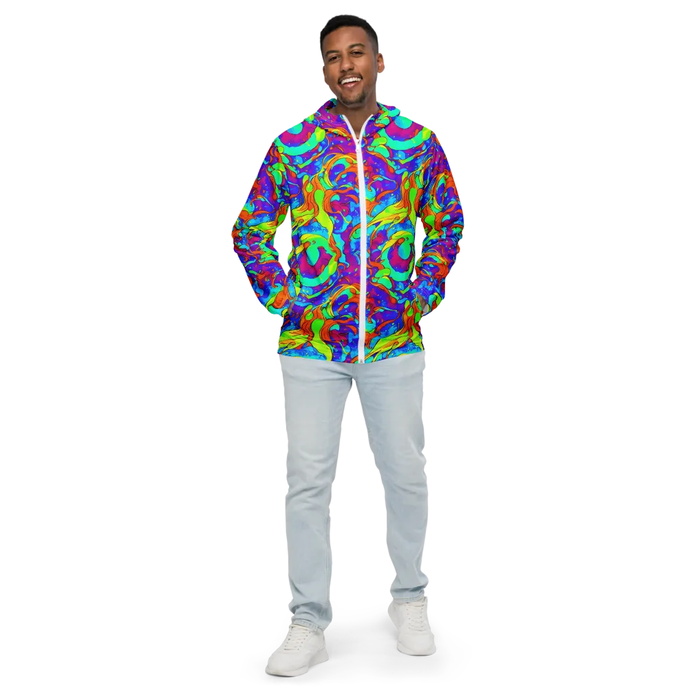 Roset Rapture on Men's Windbreaker — Front