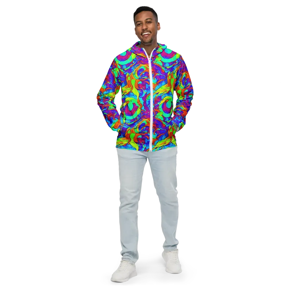 Roset Rapture on Men's Windbreaker — Front