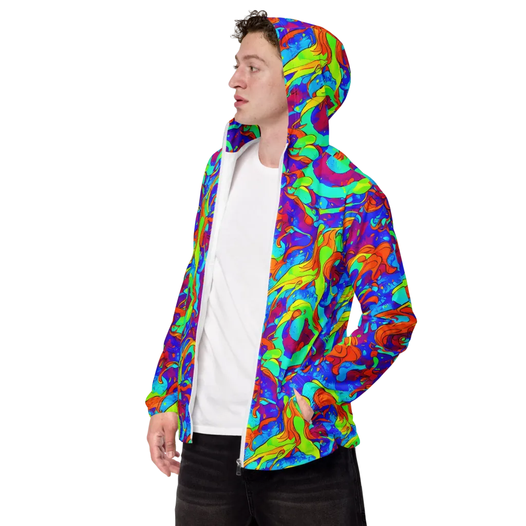 Roset Rapture on Men's Windbreaker — Left Front