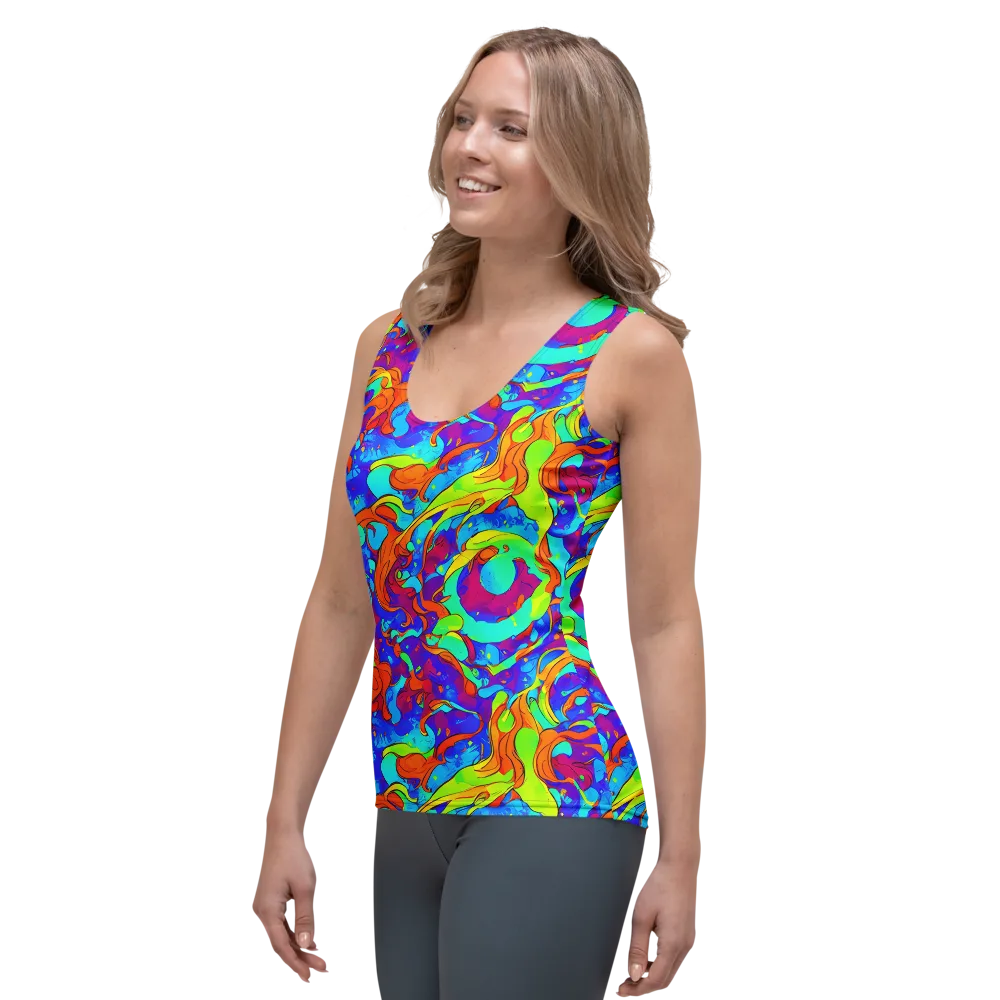 Roset Rapture on Women's Tank Top — Left Front