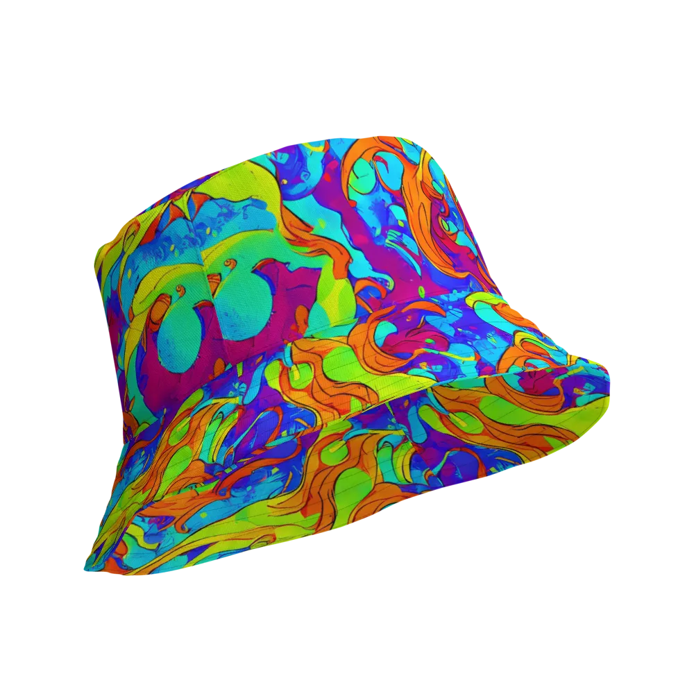 Roset Rapture on Reversible Bucket Hat — Product details Outside