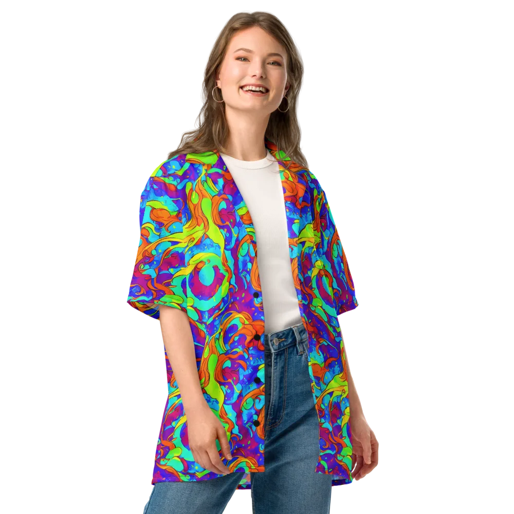 Roset Rapture on Button Shirt — Front