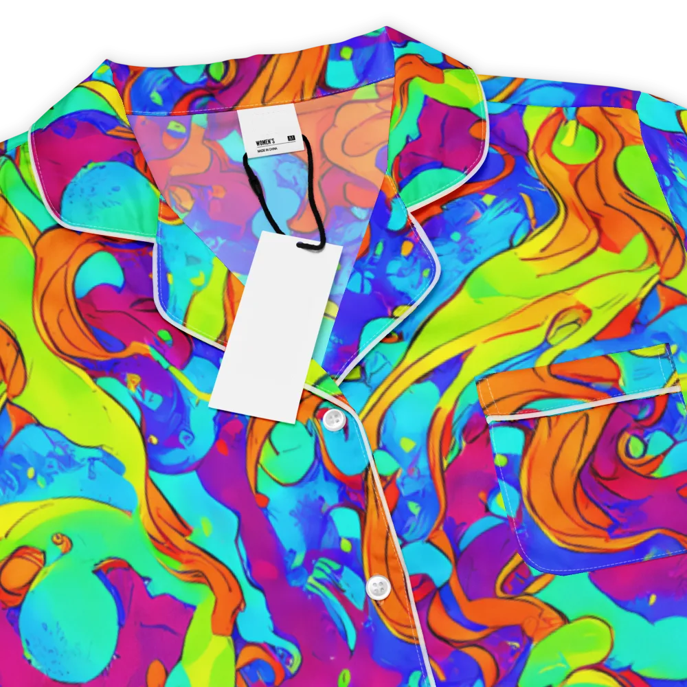 Roset Rapture on Women's Short Sleeve Pajama Top — Product details