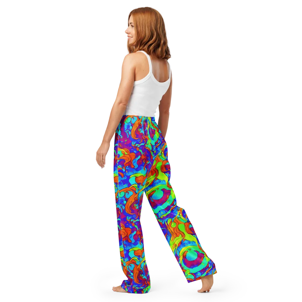 Roset Rapture on Women's Pajama Pants — Back