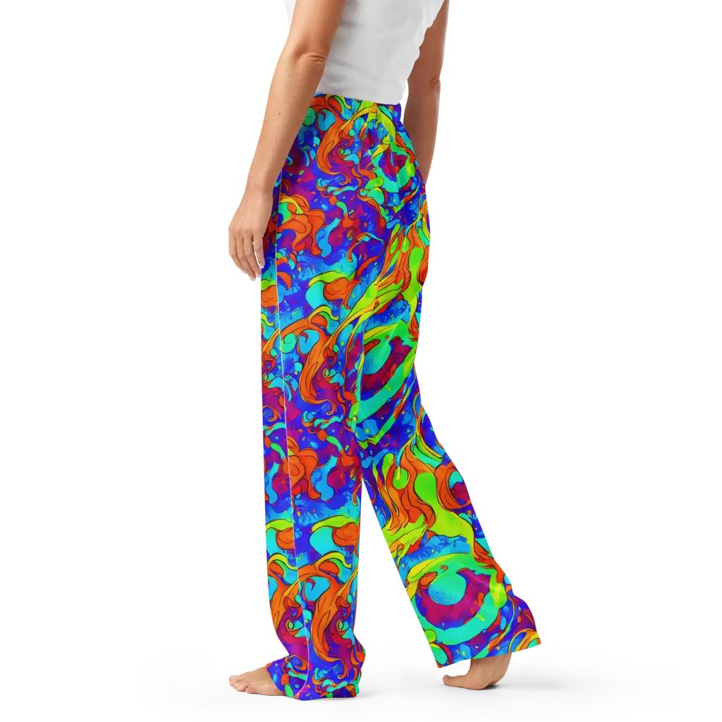 Roset Rapture on Women's Pajama Pants — Left