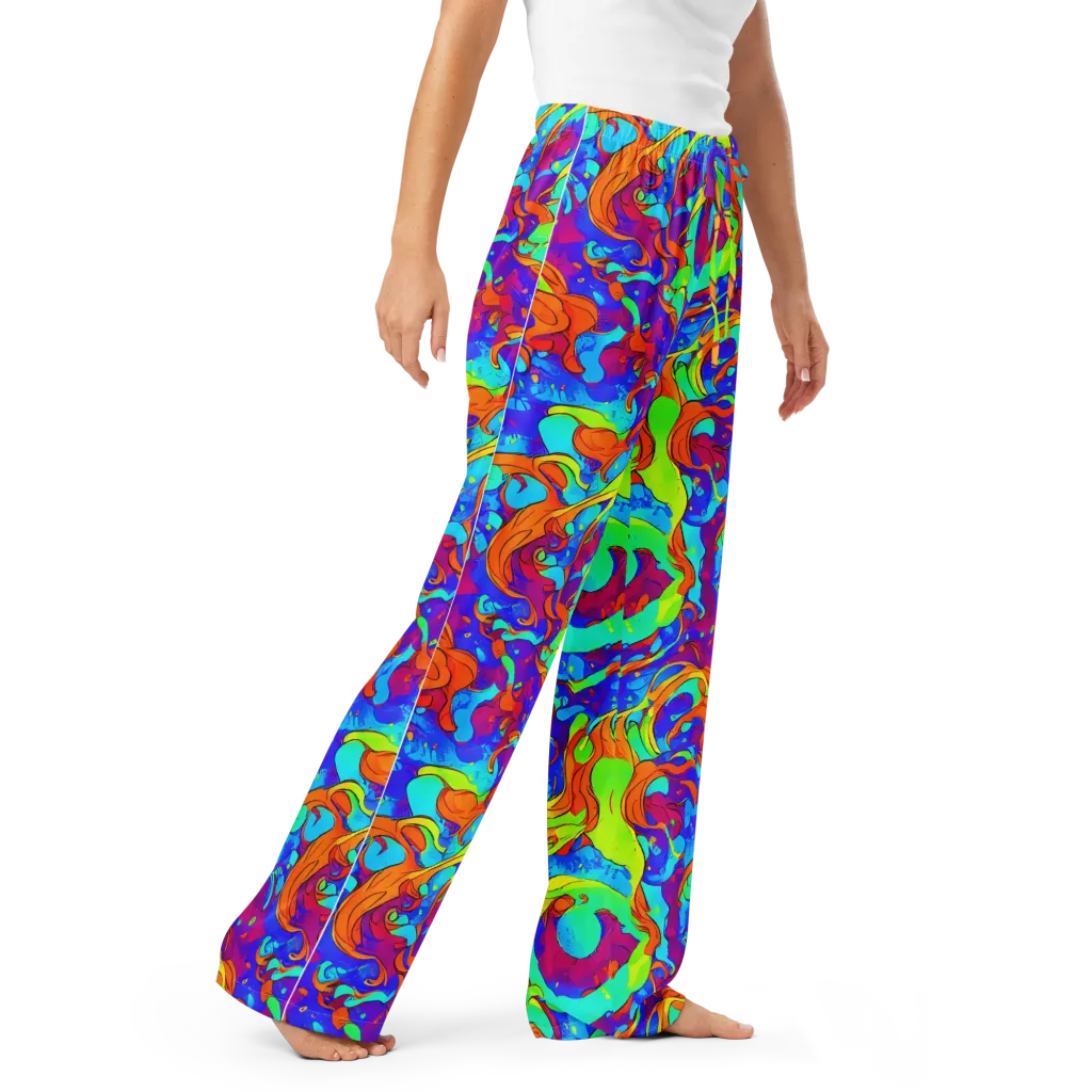 Roset Rapture on Women's Pajama Pants — Right Front