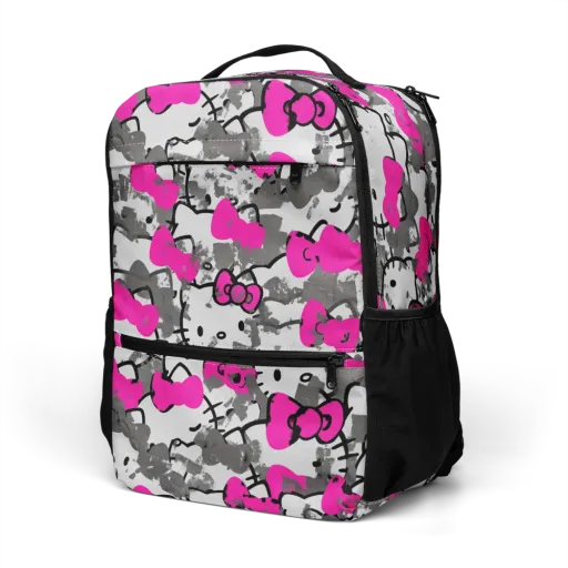 Neon Bow Static on a Utility Backpack