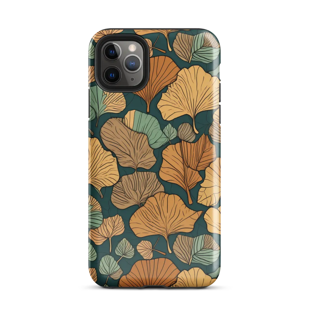 Ginkgo Noir on Tough Case for iPhone® — Front