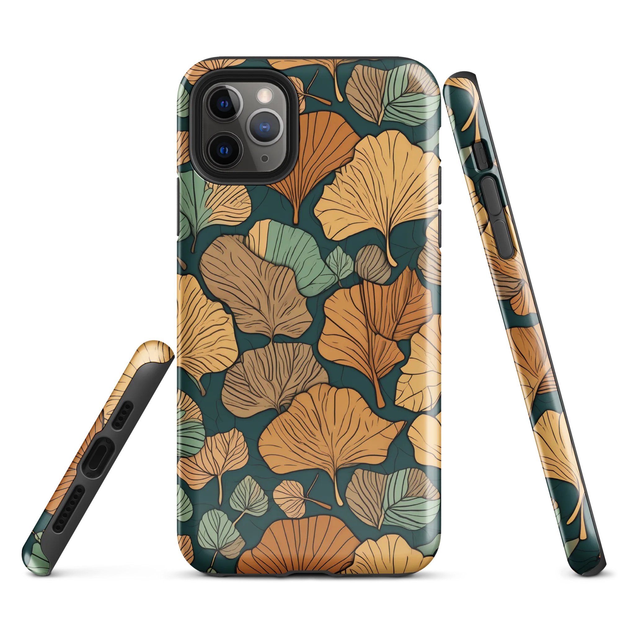 Ginkgo Noir on Tough Case for iPhone® — Front